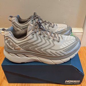 Outdoor Voices HOKA Clifton - Silver - New in box